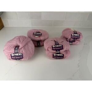 Phildar Yarn Phil'douce 3 1/2 50g Lilac Pink 220 Soft Fuzzy Lot of 7